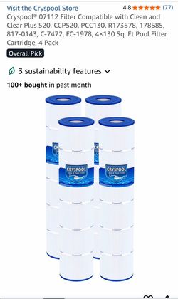 Pool filters- new