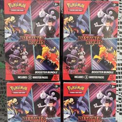 sealed Pokémon TCG Scarlet & Violet Destined Rivals Booster Bundles