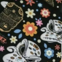 Anaheim Ducks Dia De Los Muertos Blanket