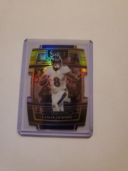 Lamar Jackson Select 2021 Die Cut 