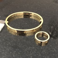 High Quality Bracelet And Ring Set 