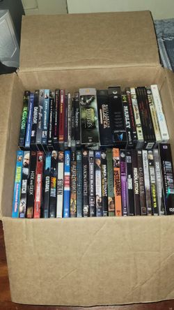 Box of dvds