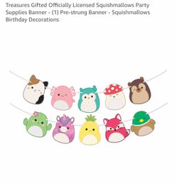 Squishmallow inflatable and banners