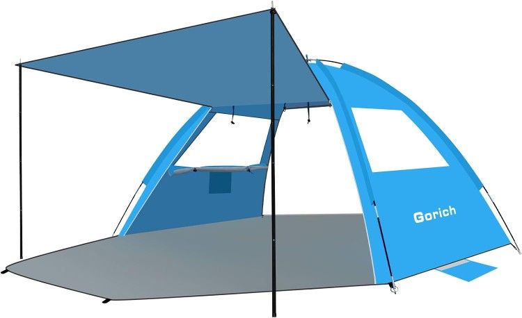 NIB - Beach Tent With Canopy