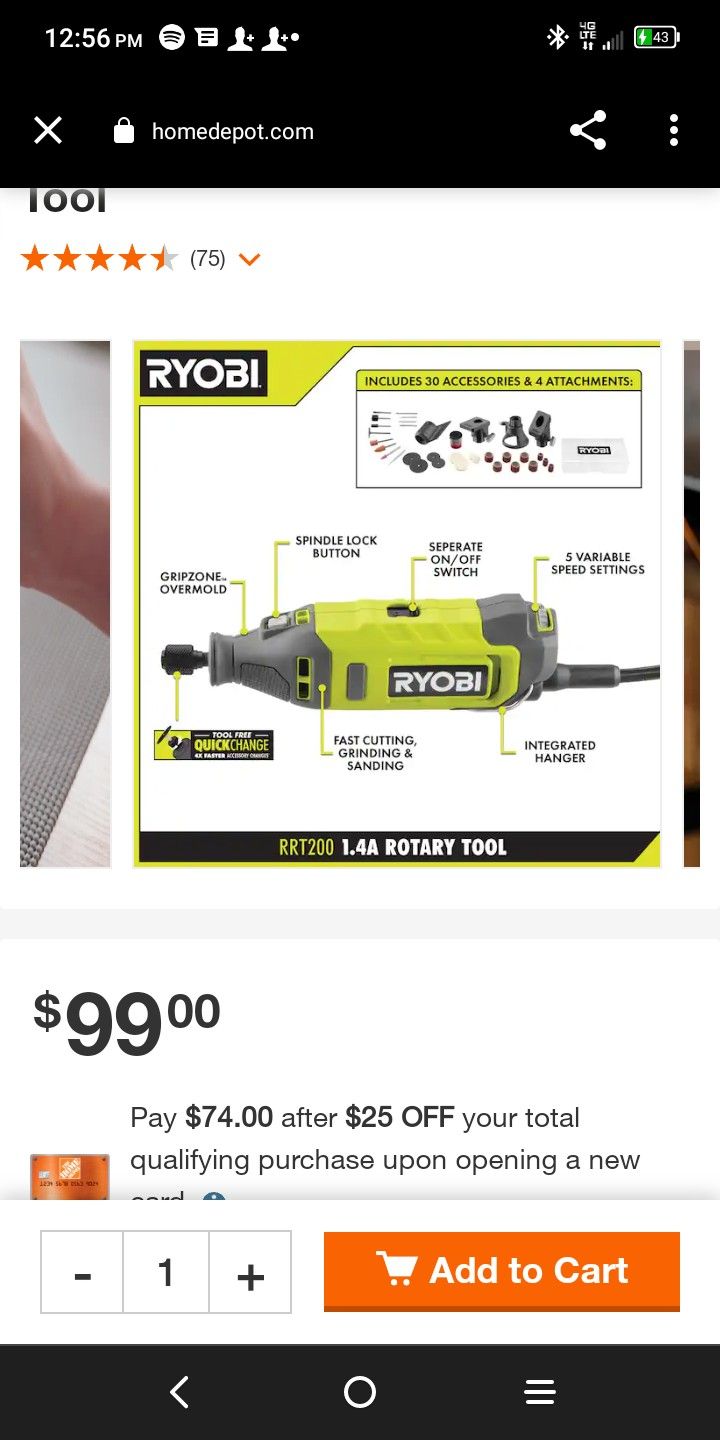 Ryobi Rotary Tool