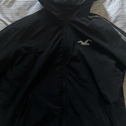 Black Hollister Hooded Sweater - Size Small (Used)