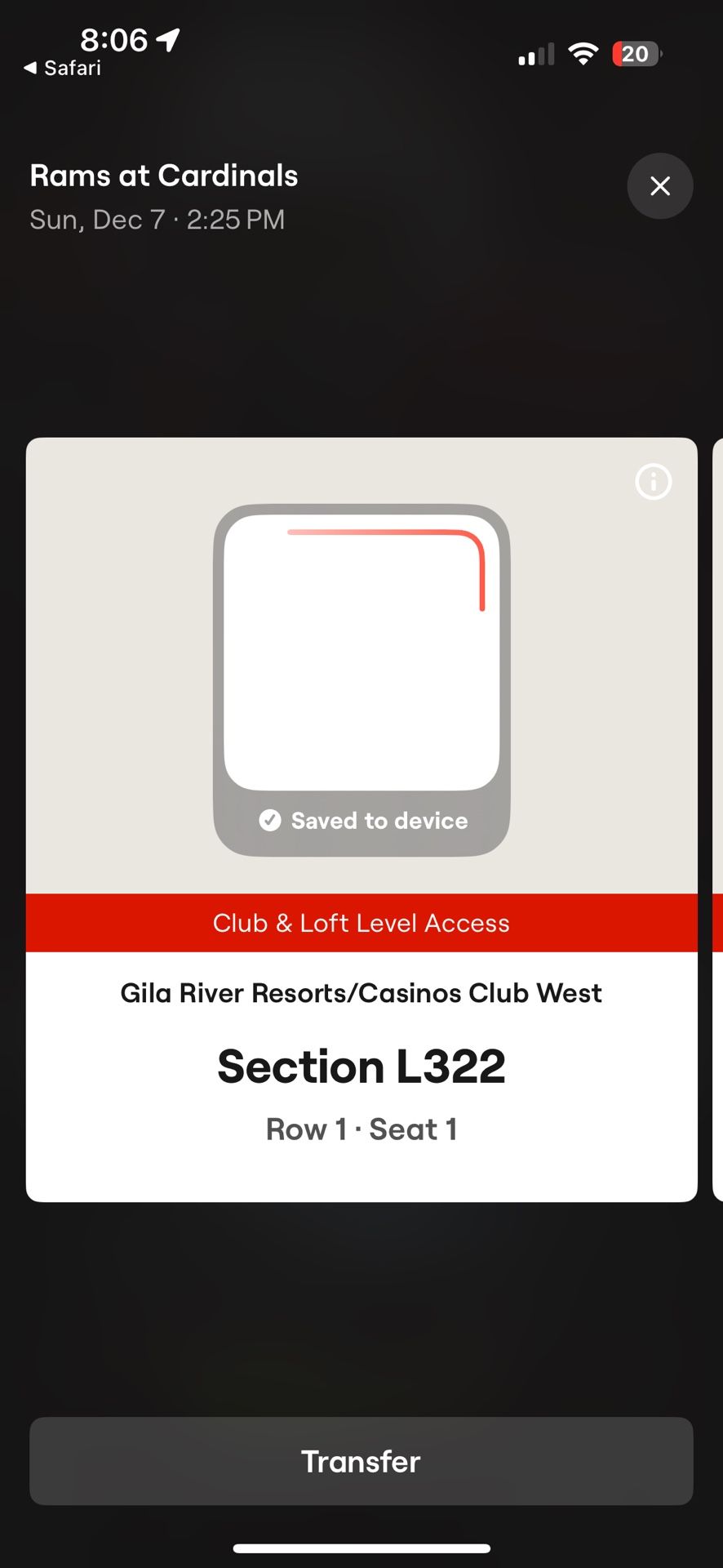 Cardinals Vs Rams Suite Tickets