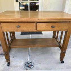 Antique Oak Desk