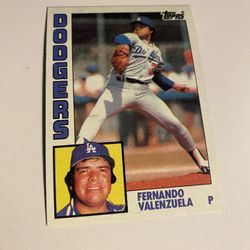 Fernando Valenzuela 1984 Topps Card