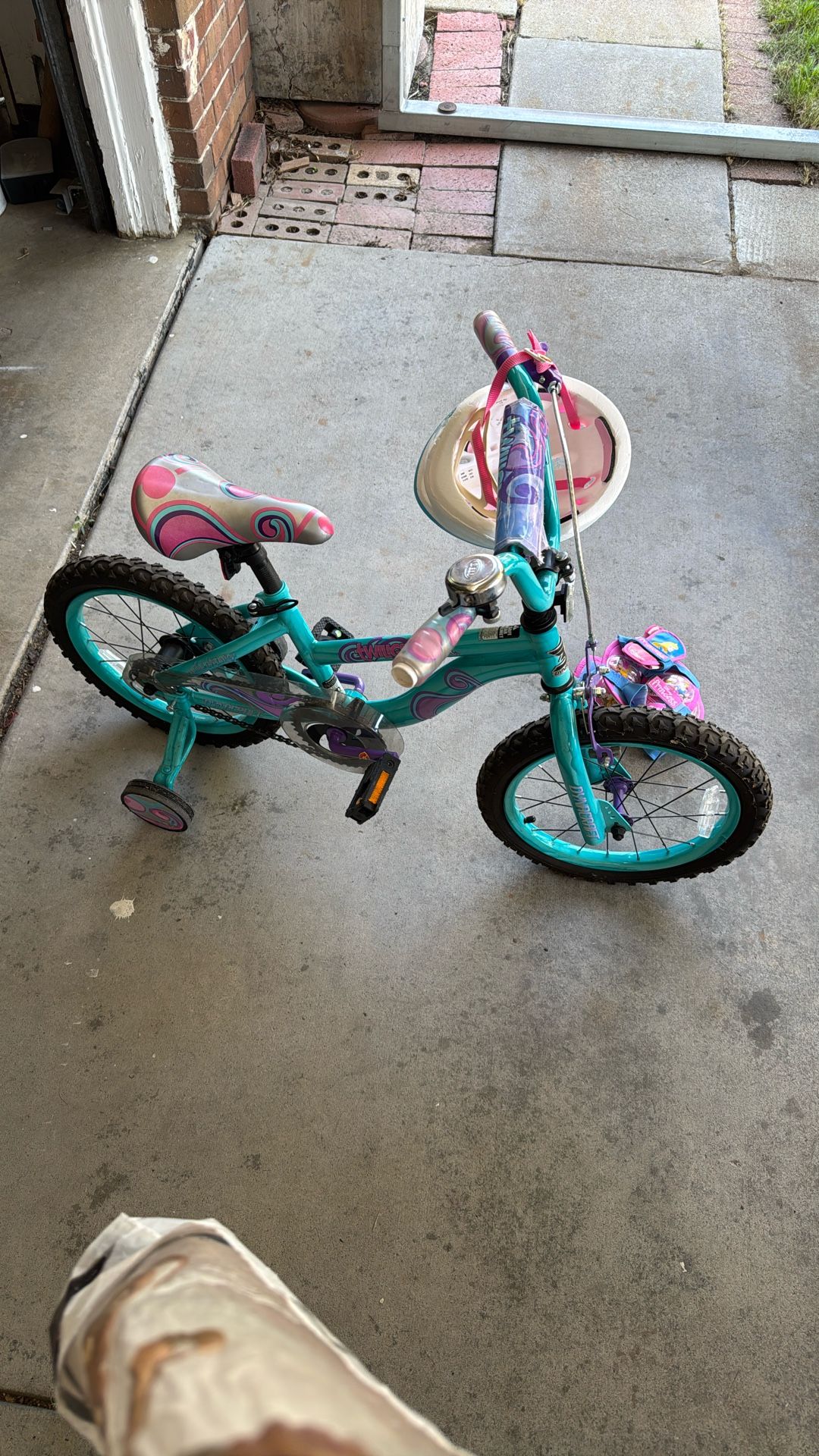 Kids Bike With Helmet And Knee pads
