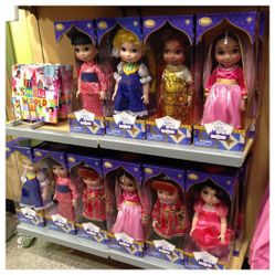 Disney Small World Dolls- 14" Singing, Two Left