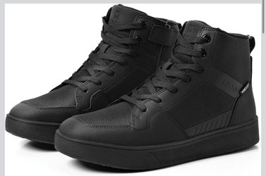 Motorcycle Shoes for Men, CE Certified Protective Riding Boots,size 43,44