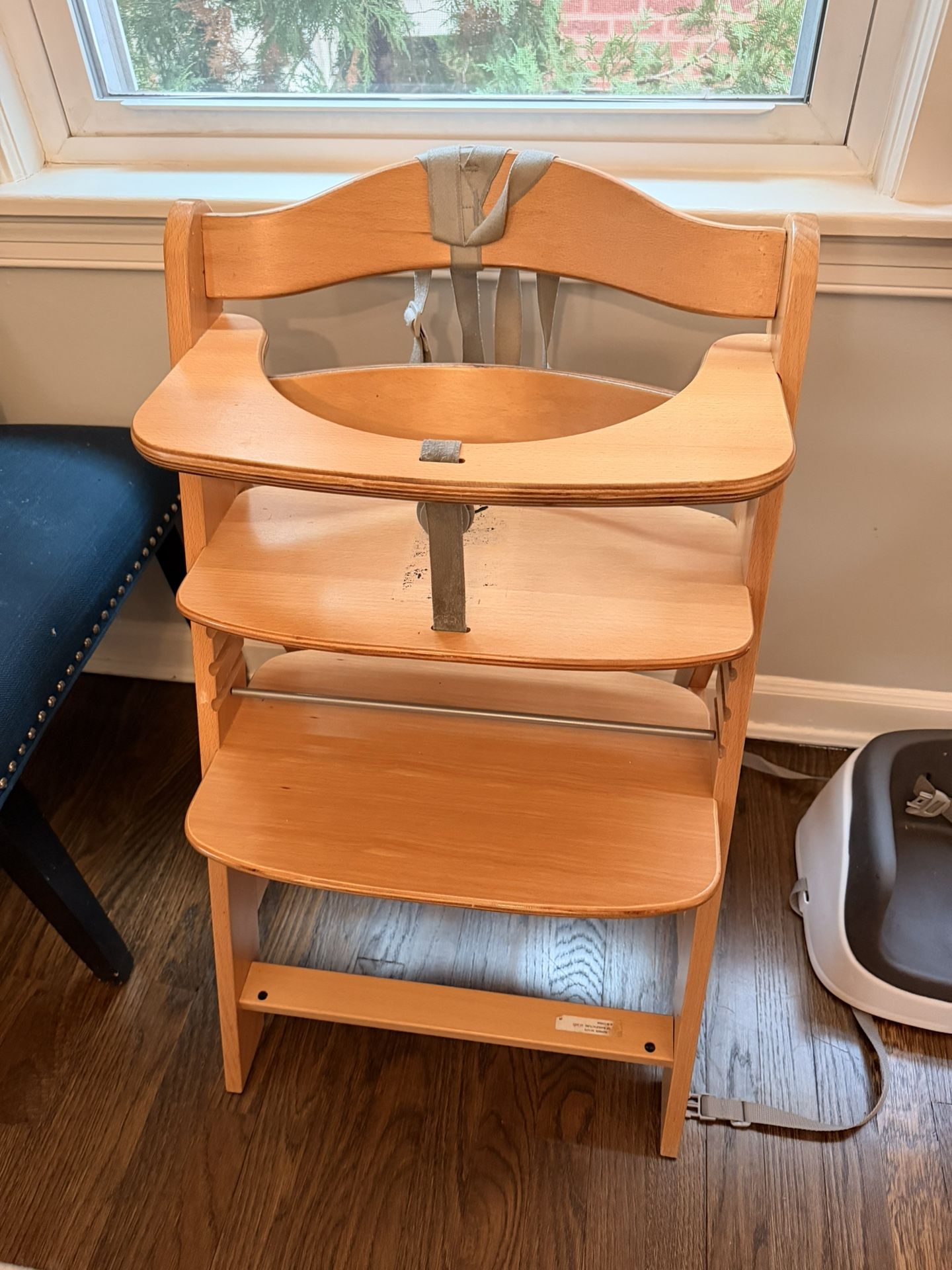 Hauck Alpha + Grow Along Solid Beechwood High Chair