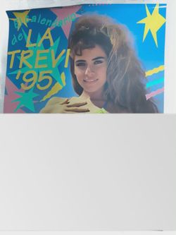Calendario de la TREVI  '95 12 month wall CALENDAR ORIGINAL vintage  GLORIA $120