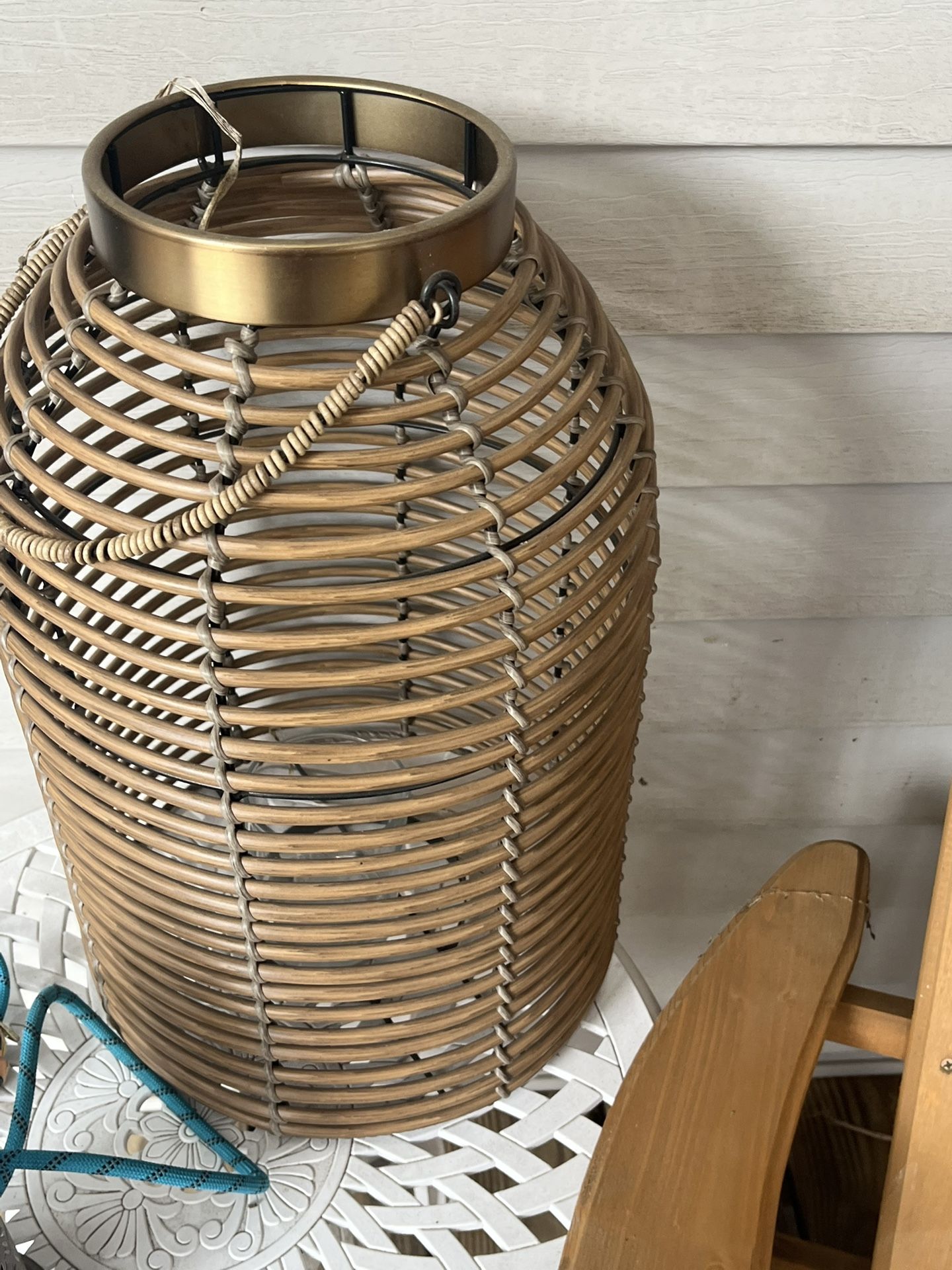 Lantern With Candle Holder Inside