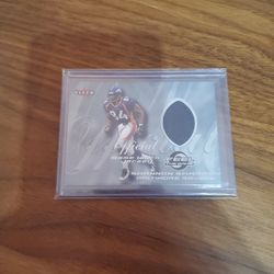 Shannon Sharpe Jersey Patch Card.    Hall Of Famer