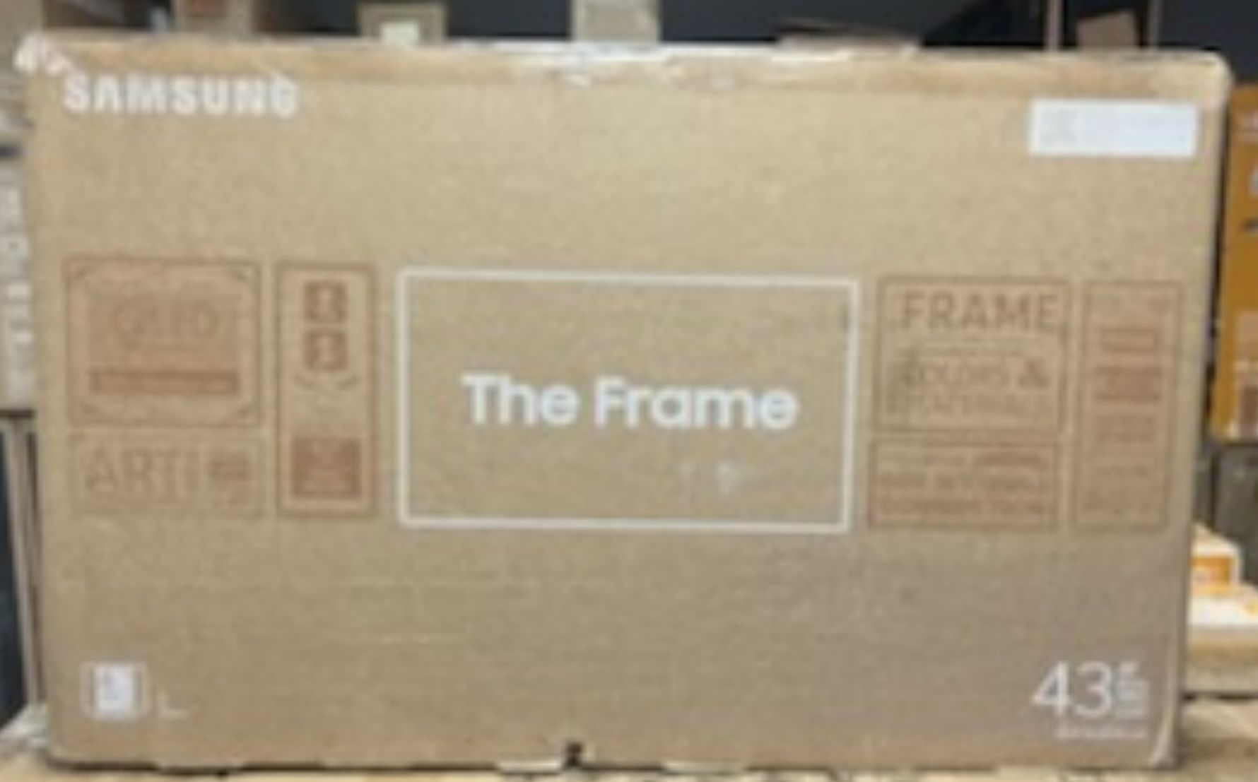 SAMSUNG 43-Inch Class QLED The Frame Series - Quantum HDR Smart TV with Alexa Built-in