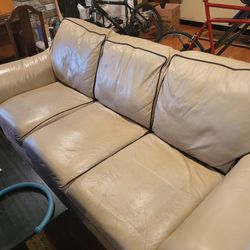 Leather Sofa Chair Ottoman Etc.