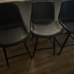 3 24” Counter Stools 