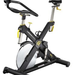LEMOND REVMASTER PRO INDOOR CYCLE BY LIFE FITNESS AND HOIST - BELT DRIVE BIKE