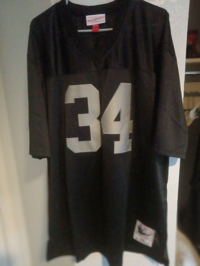 Bo Jackson Raiders Football Jerseys Classic 3X