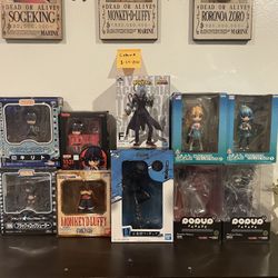 whole bunch of anime figures!