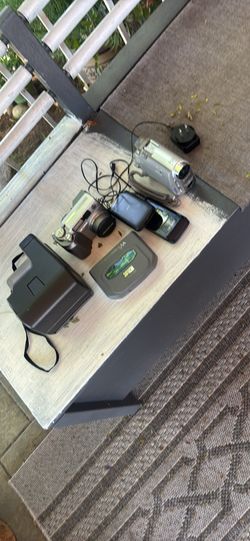 Gym, cameras, speaker box , speaker stand  tools paintball equipment waffle maker etc