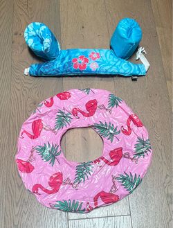 Kids swimming floater vest and tube