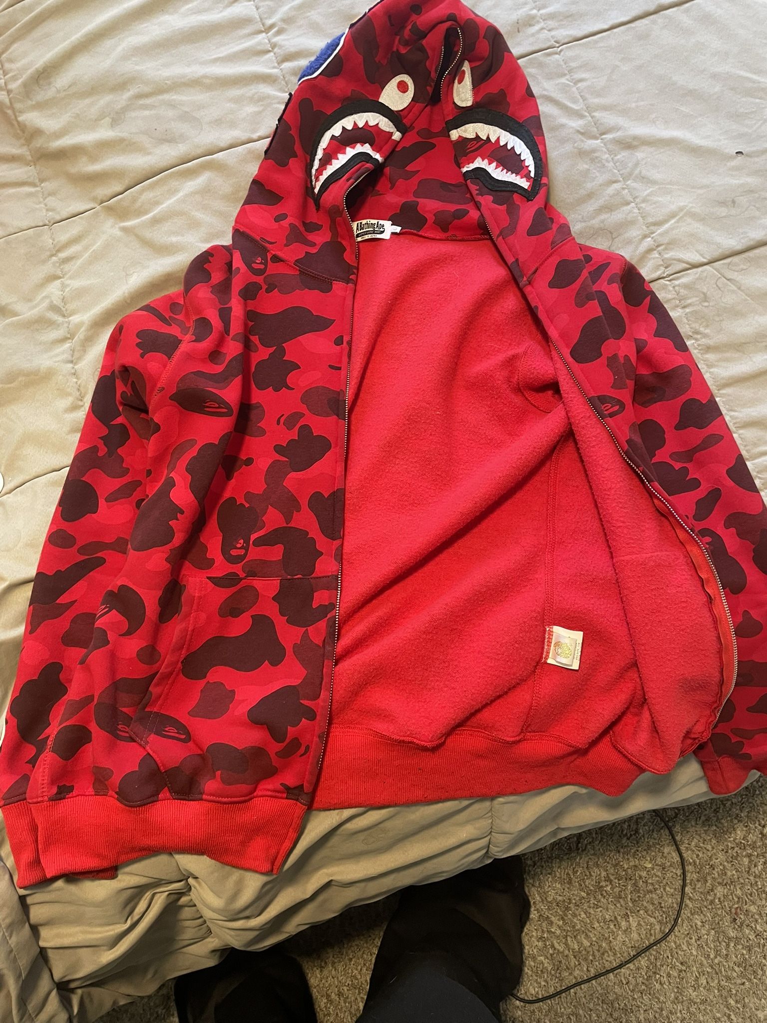 Authentic Red Bape Jacket
