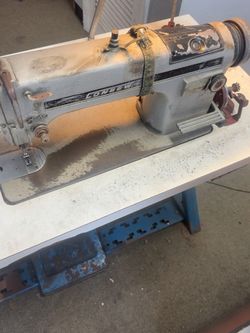 Consew Industrial Sewing Machine with Table & Motor
