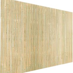 Bamboo Slat Fencing 6ft H x 13ft L, Handwoven Natural Bamboo Screen, Indoor or Outdoor Privacy Fence for Patio, Balcony, Border Pool