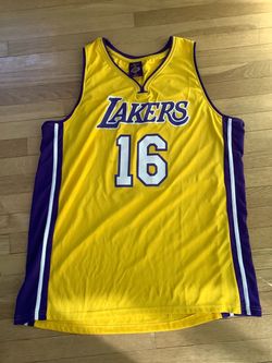LA Lakers #16 Pau Gasol Basketball Jersey