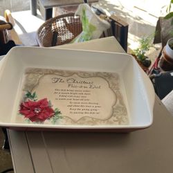 Christmas Baking Dish 