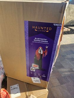 7ft Reaper Band Singer Motion Activated Animatronic