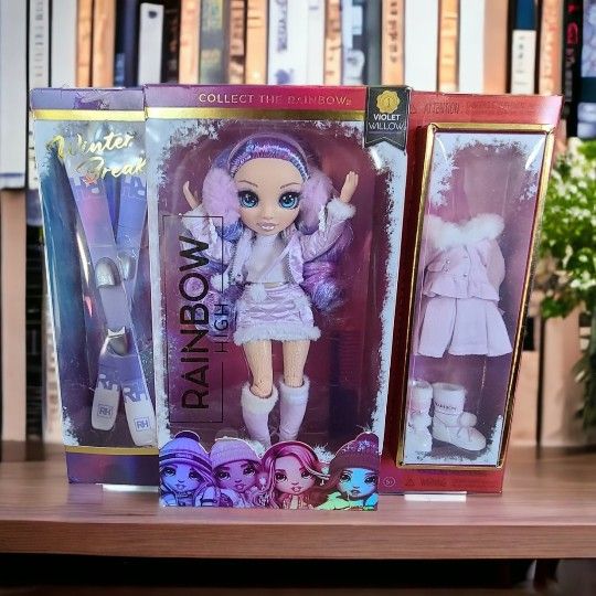 Rainbow High 11" Winter Break Fashion Doll "Violet Willow" NEW