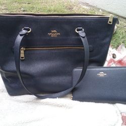 Coach Purse & Matching Wallet