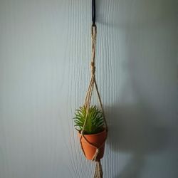 Hanging succulent Planter Modern Farmhouse Boho Bohemian Home Decor 