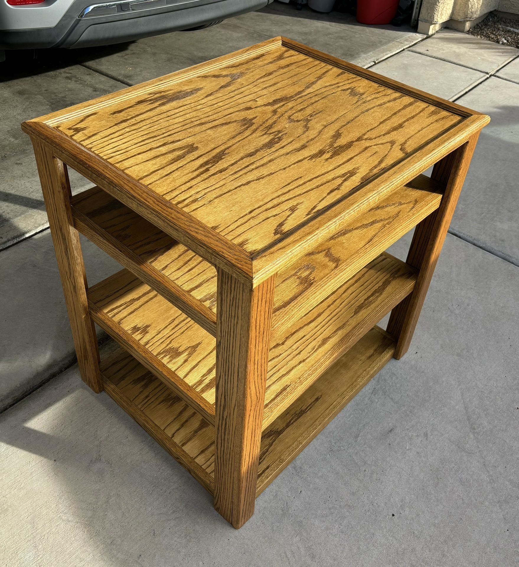 Wooden Table Shelf