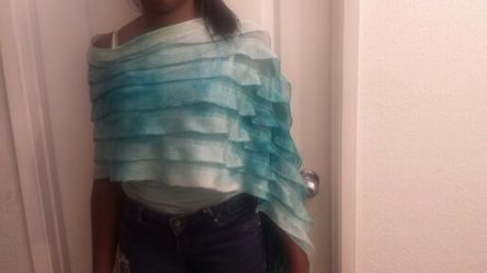 Turquoise shawl (one size fits most)