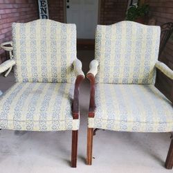 Accent Arm Chairs, Set Of 2