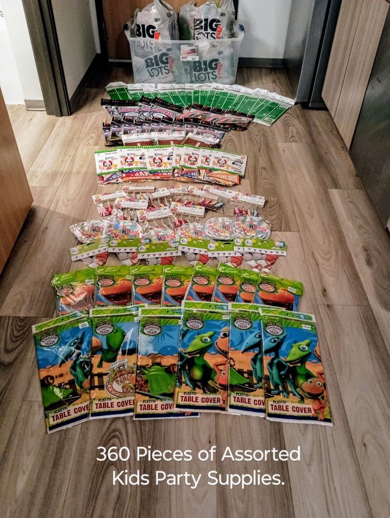 Bulk Kids Birthday Party Supplies 