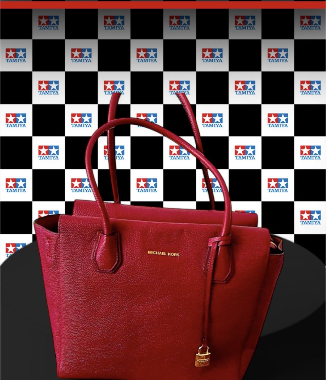 Michael Burgundy Bag Very Stylish Used Gently
