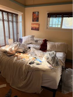 California King Mattress + Bedframe