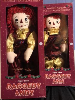 Raggedy Ann & Andy dolls
