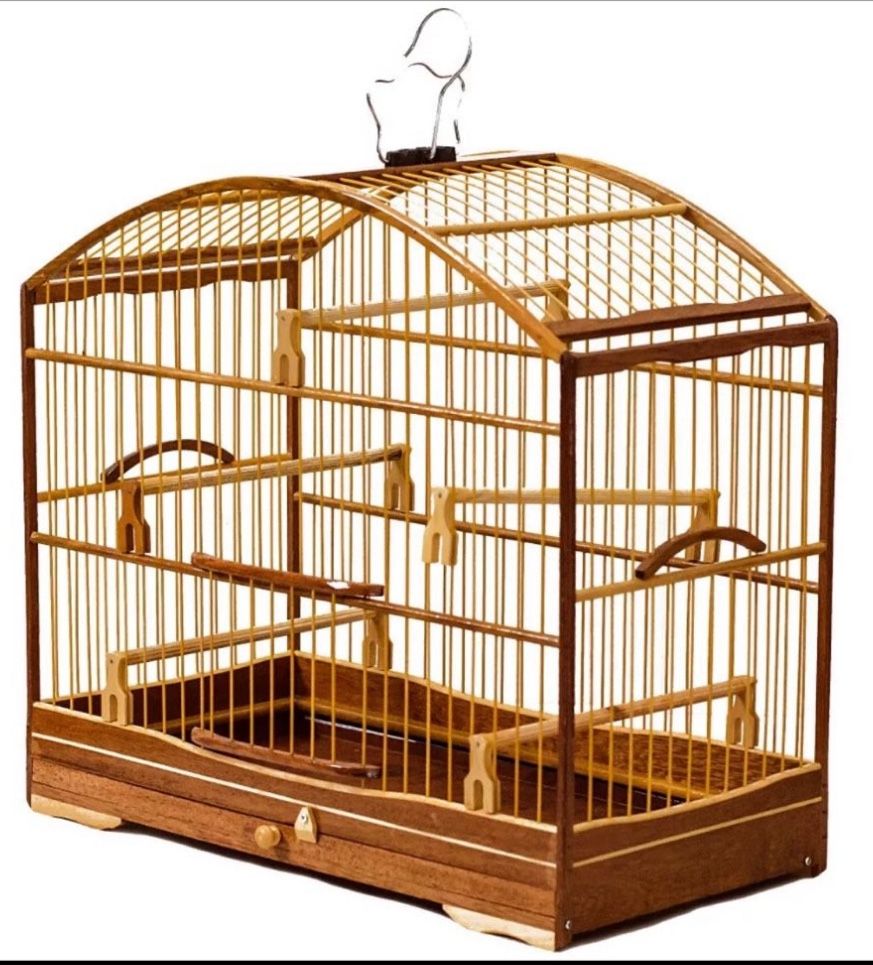 Brazilian Wooden Bird Cage