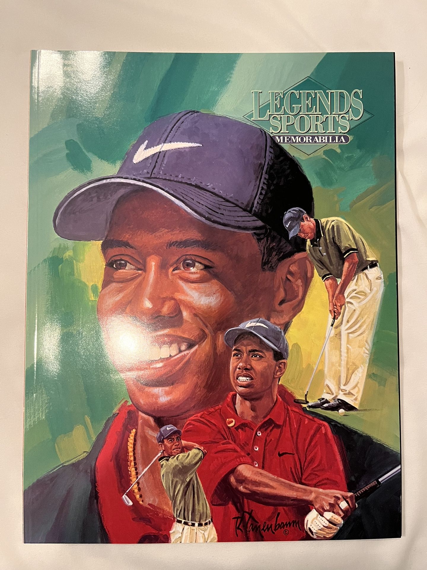 Tiger Woods Legend Sports Memorabilia Magazine 