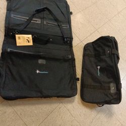 Two-piece Luggage And  Garment Bag For Sale.