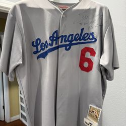 Los Angeles Dodgers Signed Steve Garvey Jersey 