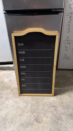 Menu board