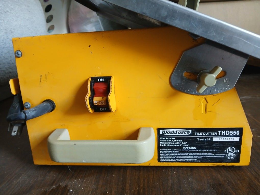 Workforce Thd 550 Tile Cutter